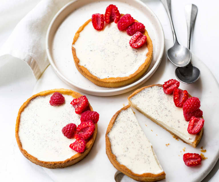 Tartelettes à la vanille façon pannacotta