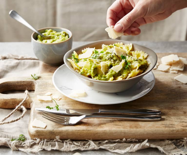 Pâtes au pesto d'avocat