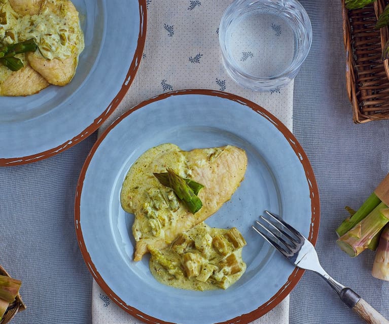 Scaloppine agli asparagi