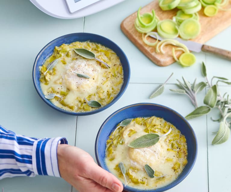 Fondue de poireaux