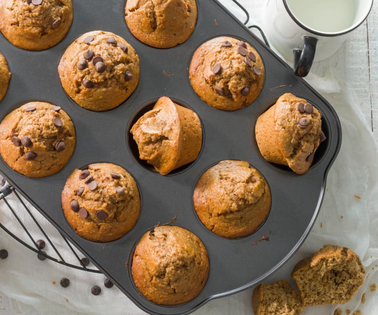 Muffins de mantequilla de cacahuete