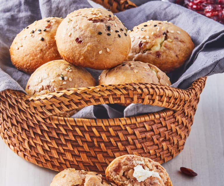 Brioche de queso de cabra y arándanos TM6