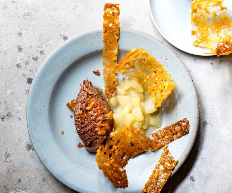 Beurre De Noisette Dans Une Assiette Avec Une Cuillère