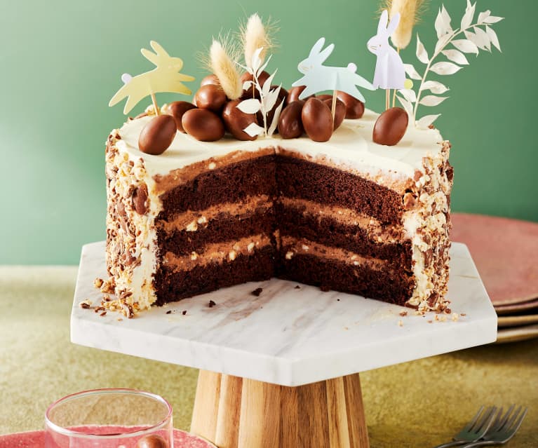 Schoko-Nougat-Torte mit Kinder Schoko-Bons®