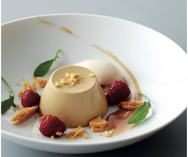 Butterscotch panna cotta with pear sorbet - Cookidoo® – la plataforma de  recetas oficial de Thermomix®