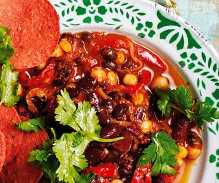 Ancho chilli bean bowl