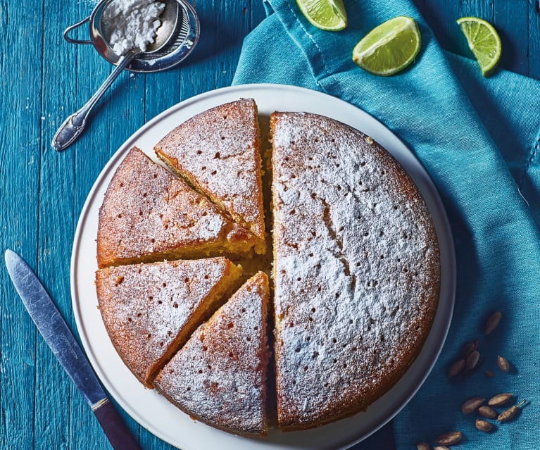 Torta al lime e cardamomo