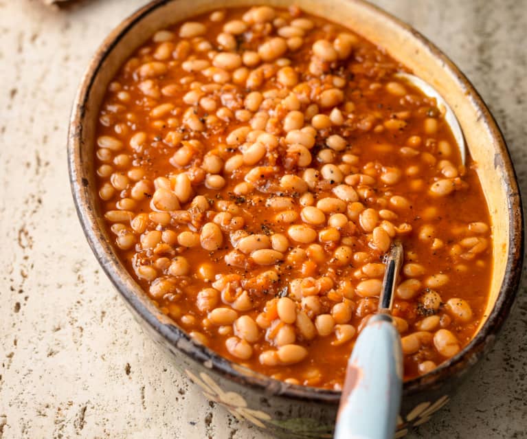 Contorno di fagioli al sidro