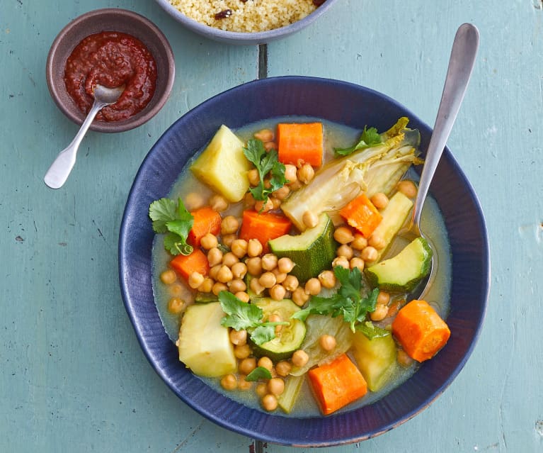 Tajine de légumes aux fruits secs