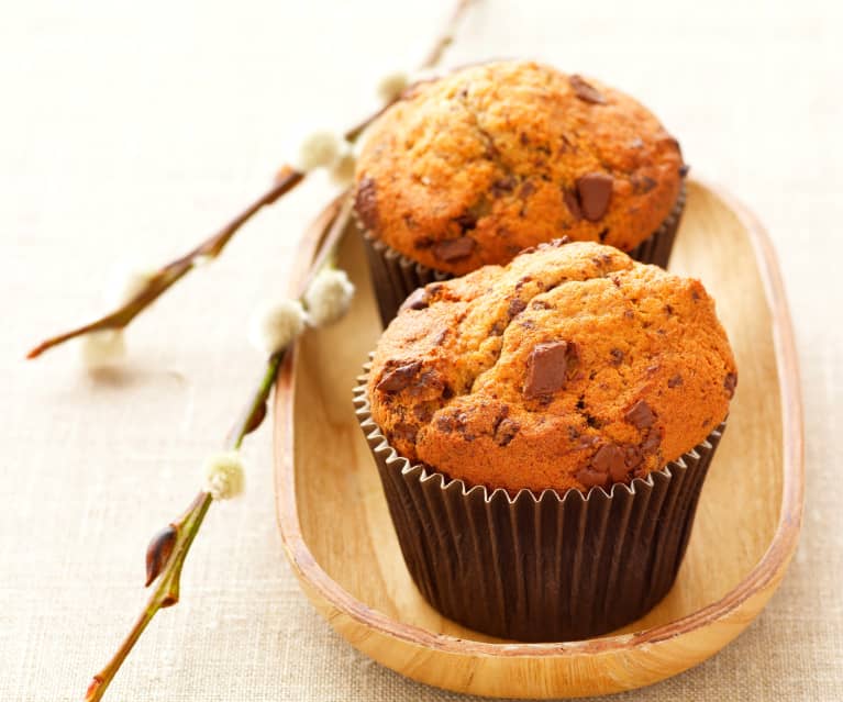 Muffins à la banane et aux pépites de chocolat