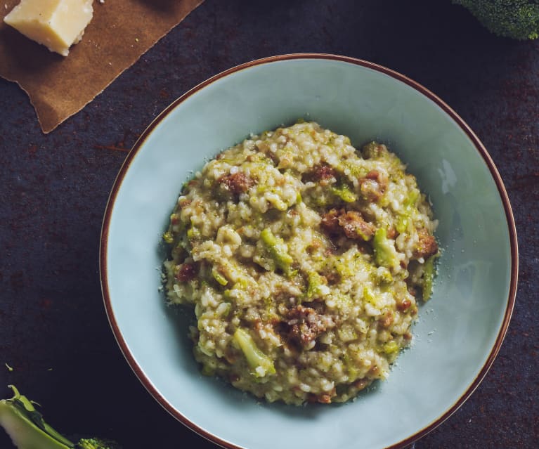 Risotto ai broccoli e salsiccia