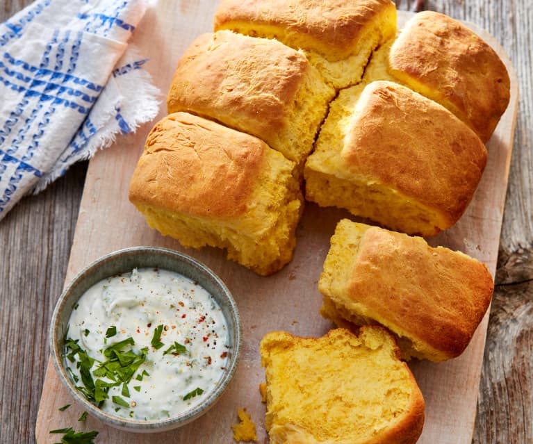 Kürbis-Buttermilch-Biscuits