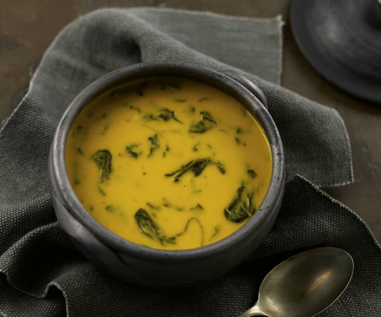 Garbanzo Bean Soup with Spinach