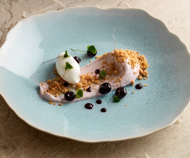 Blueberry Cheesecake, Yoghurt Sorbet