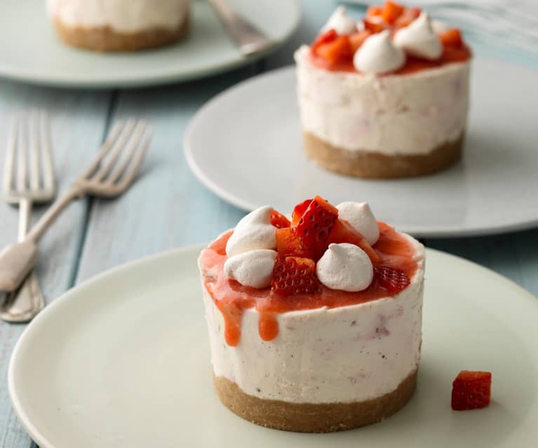 Individual Eton Mess Cheesecakes