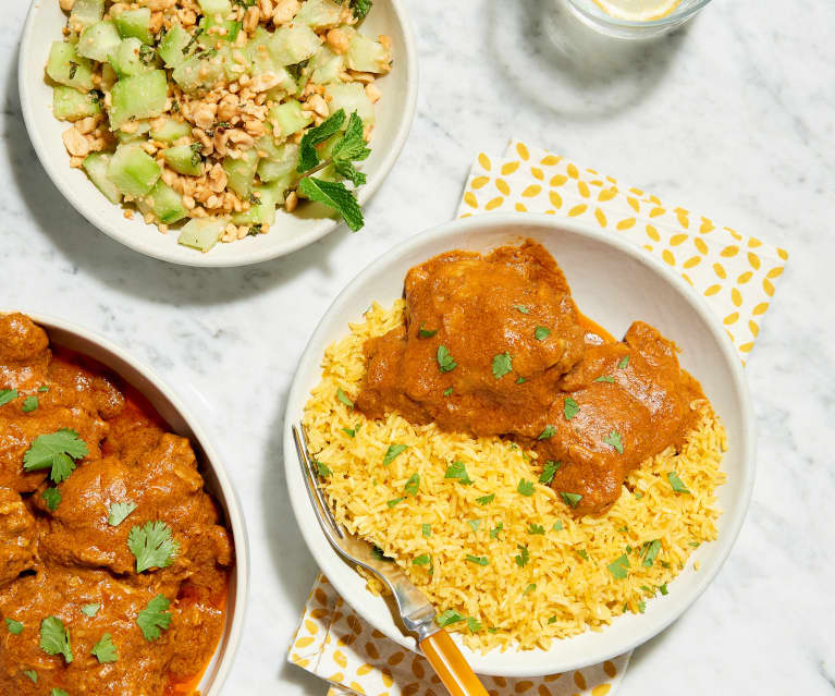 Cari de poulet parfumé Deuxième bol Cari de poulet parfumé Deuxième bol