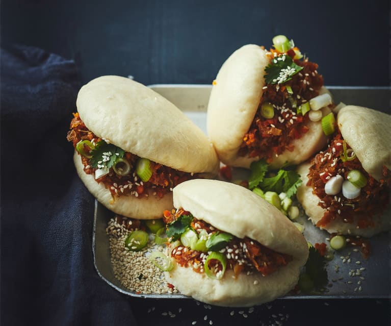 Baos, petites brioches vapeur aux légumes