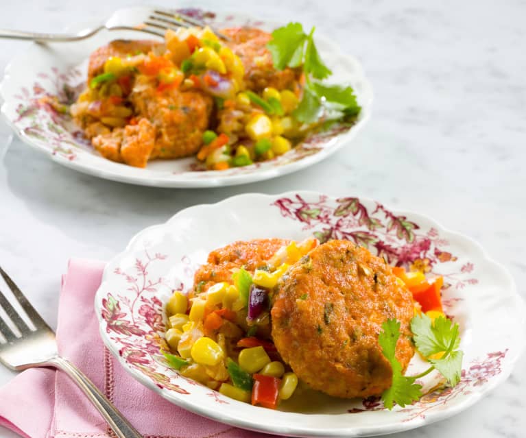 Oven-baked Salmon Fishcakes — Tasty Food for Busy Mums