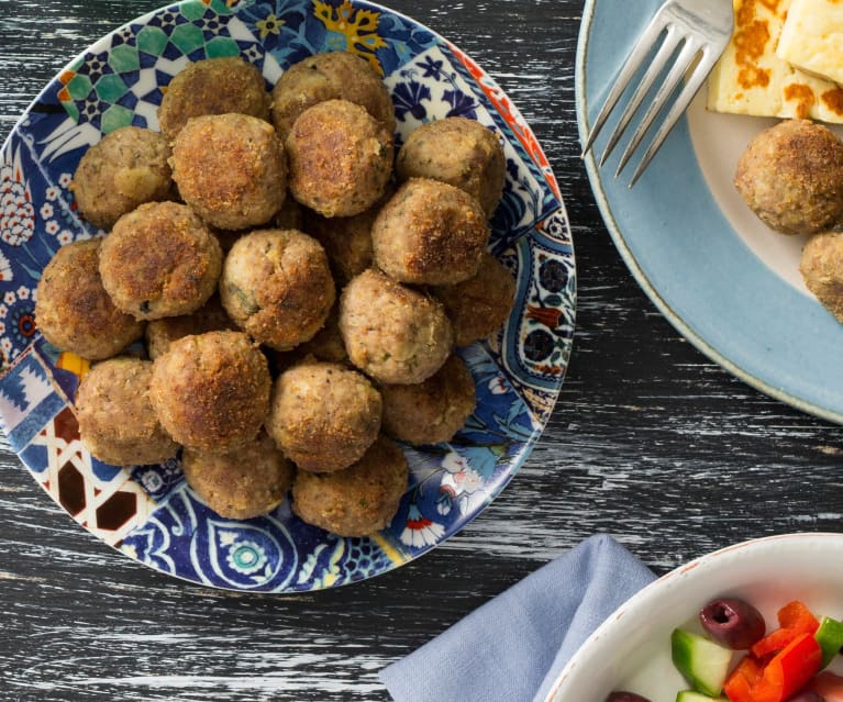 Albóndigas de cordero con menta (Keftethes)