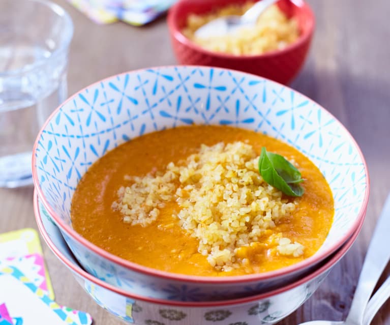 Tomatensuppe mit Bulgur - Cookidoo® – the official Thermomix® recipe ...