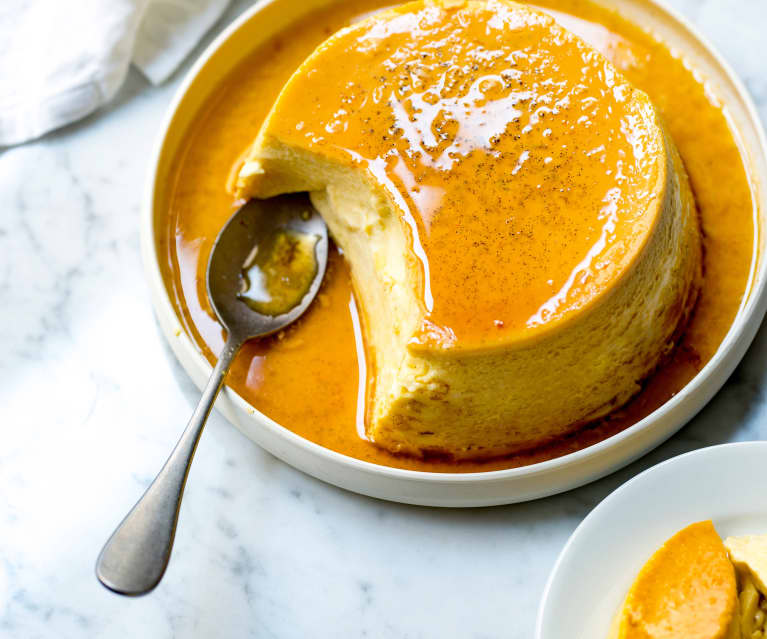 Crème caramel et vanille