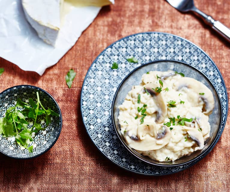 Risotto crémeux au camembert