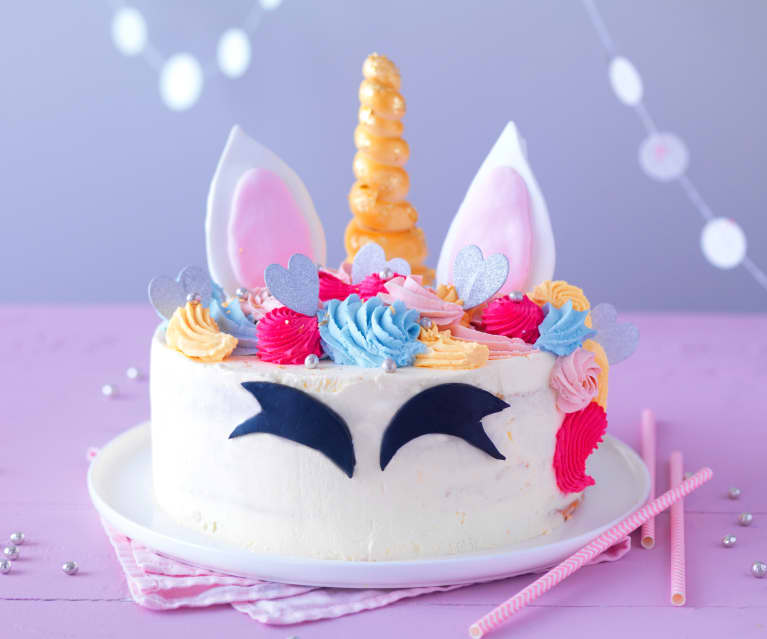 Gâteau licorne au Thermomix • Yummix !