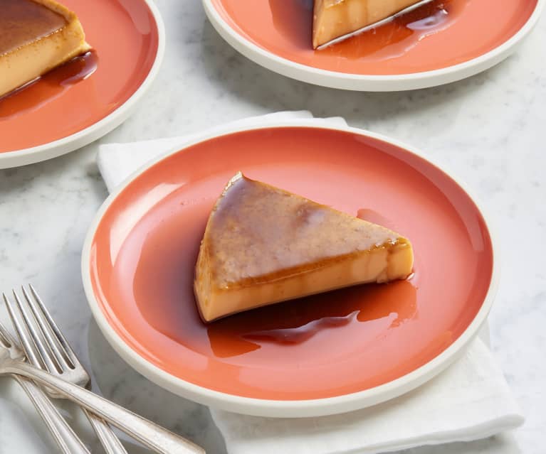 Flan cu caramel (fără coacere)