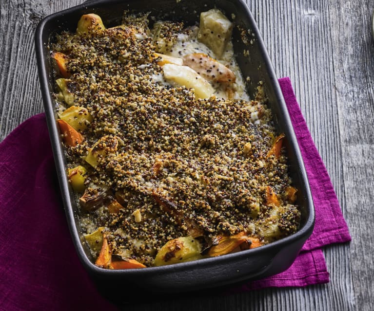 Gemüseauflauf mit Quinoa-Käse-Kruste - Cookidoo® – the official ...