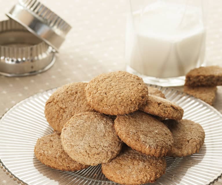 Oaty Cookies with Wholemeal Flour and Honey
