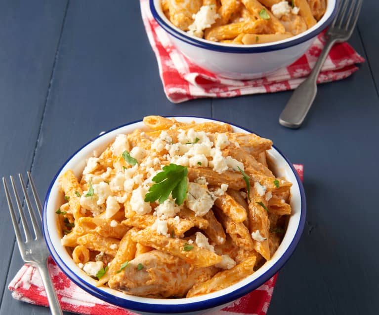 Creamy Buffalo Chicken Pasta Cookidoo The Official Thermomix Recipe Platform