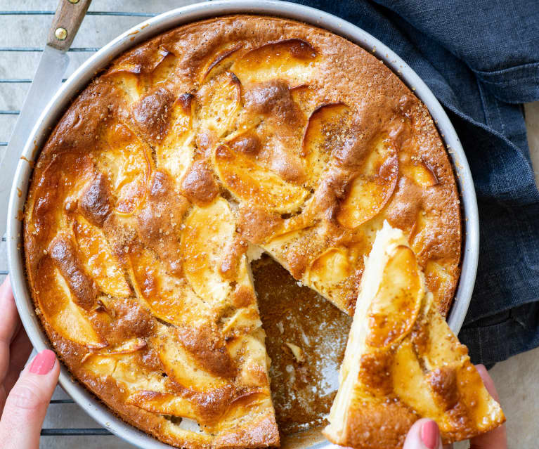 Gâteau fondant aux pommes  tout simple