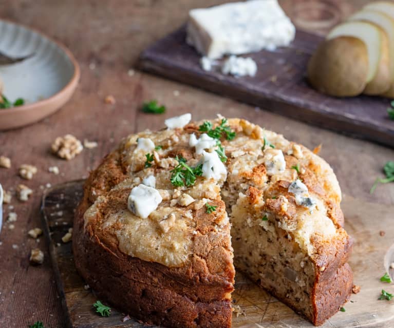 Torta salata pere e formaggio