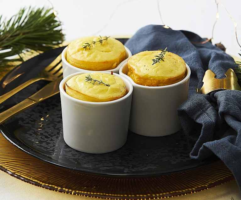 12 Pirottini Per Soufflé In Porcellana – 11 Cm Di Diametro, Stampo Da Pasticceria