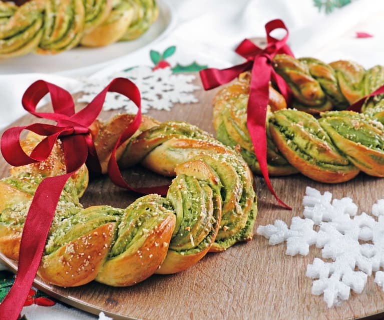 Mistletoe Matcha Bread