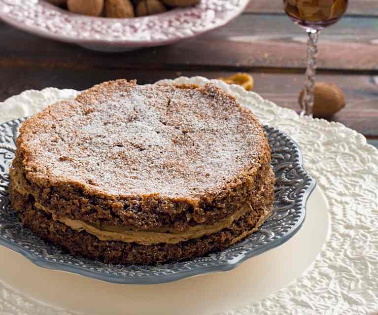 Torta mascarpone e noci