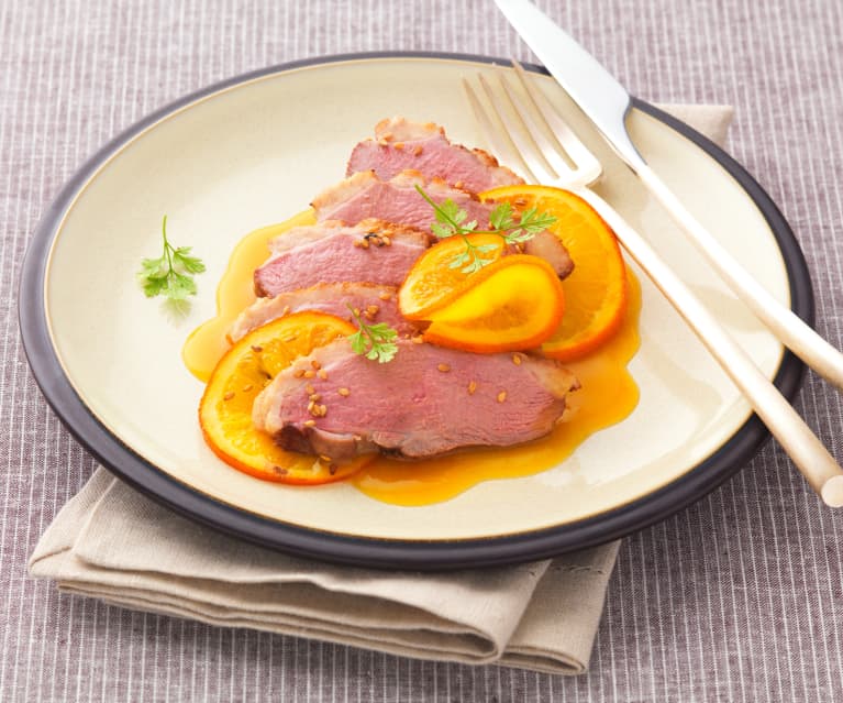 Magret De Canard En Papillote Sauce A L Orange Cookidoo La