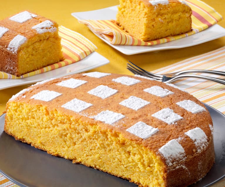 Torta di carote con farina di riso