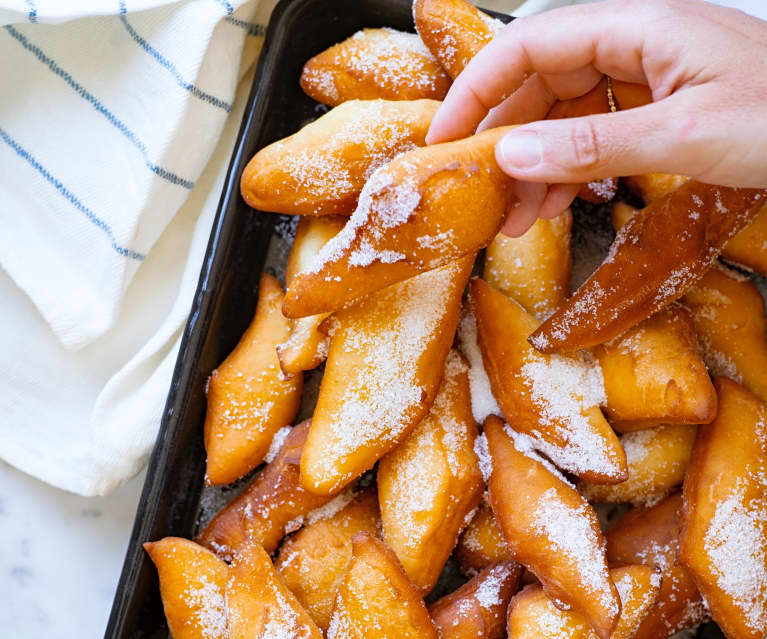 Beignets de carnaval à la fleur d’oranger