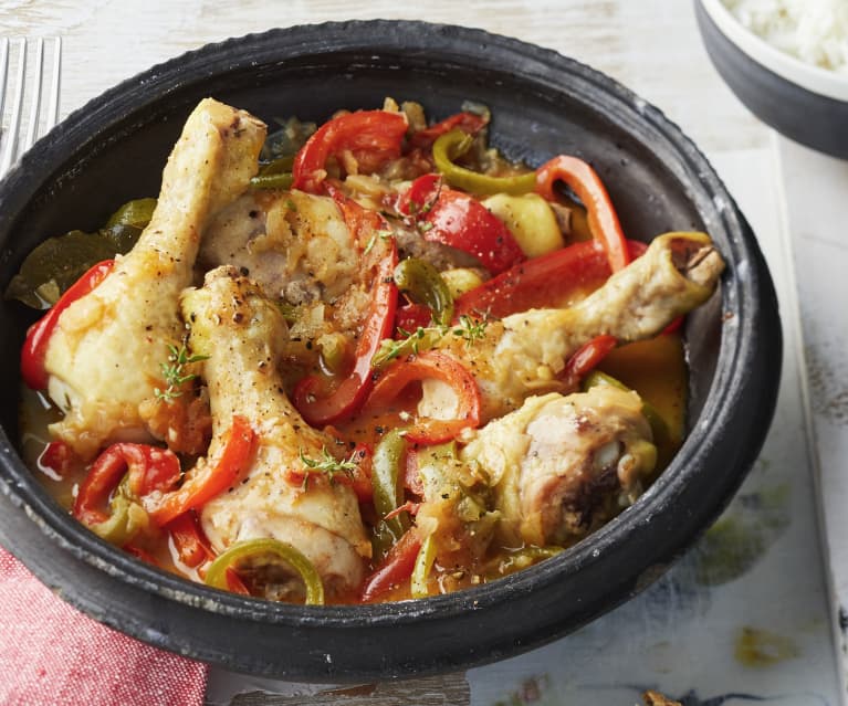 Poulet Basquaise rapide - Petite cuisinière