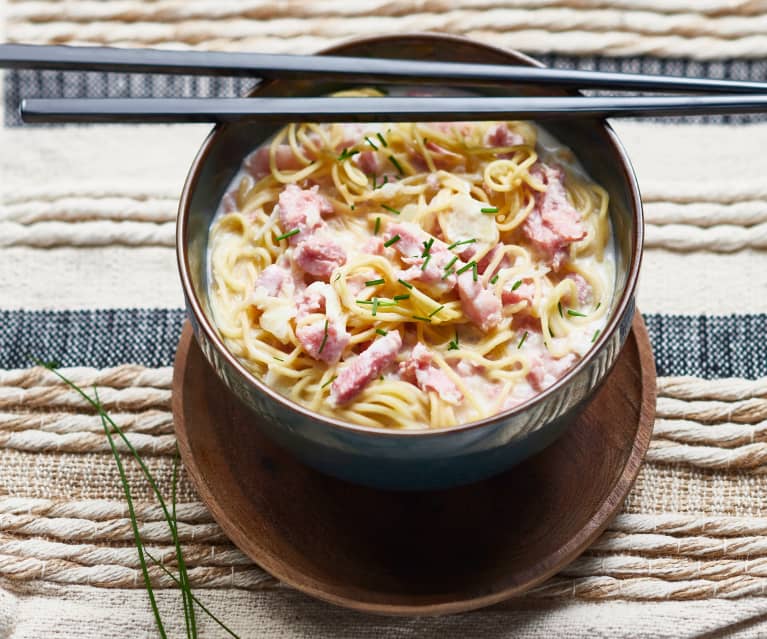 Ramen carbonara