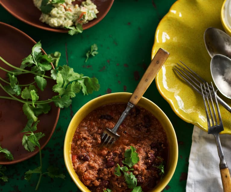 Pomalu vařené chilli con carne