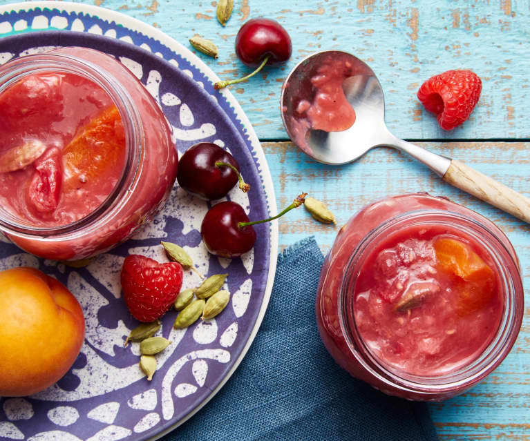 Compotée de fruits d'été aux épices