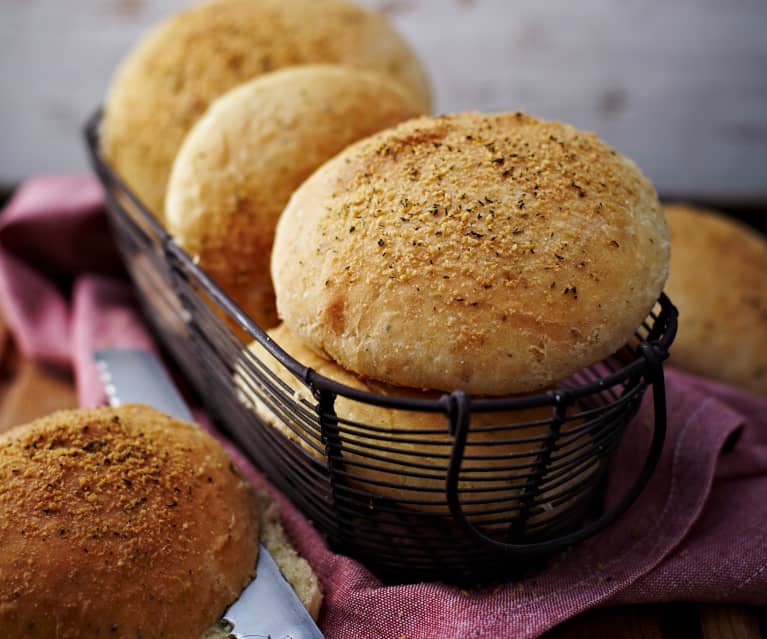 Parmesan and Rosemary Buns