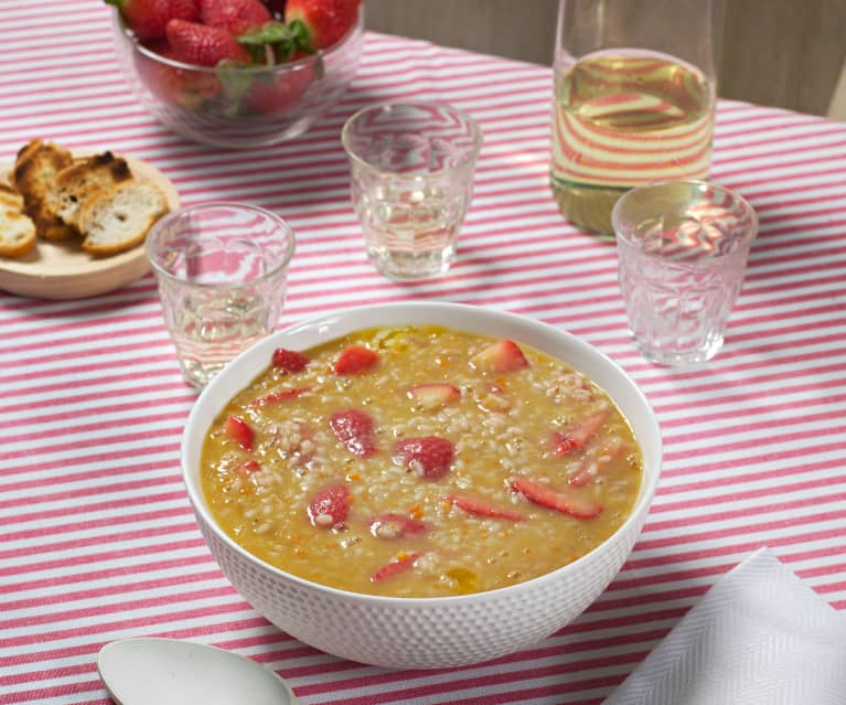 Risotto de fresas