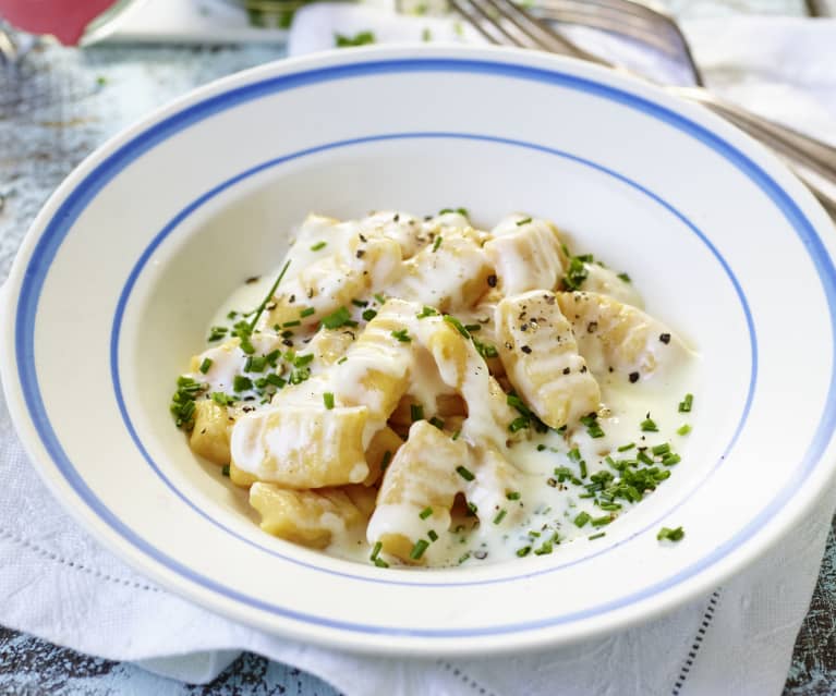 Frische Gnocchi mit Taleggiosauce