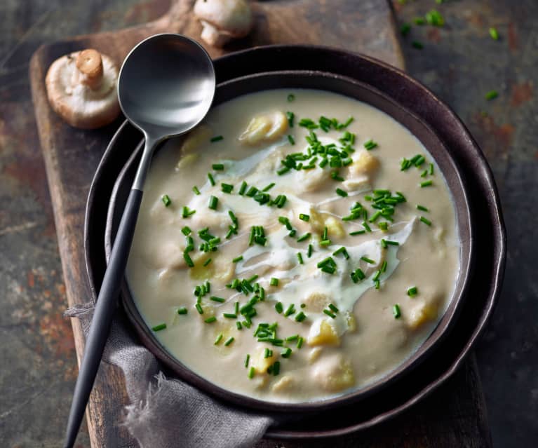 Gnocchi-Pilz-Rahmsuppe