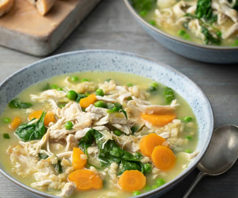 Zuppa Di Orzo E Pollo Cookidoo Das Offizielle Thermomix Rezept Portal