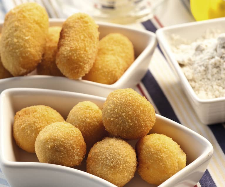 Croquetas de pollo y jamón - Cookidoo® – la plataforma de recetas oficial  de Thermomix®