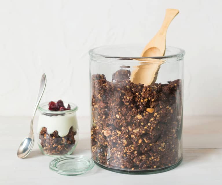 Cranberry and coconut toasted cereal